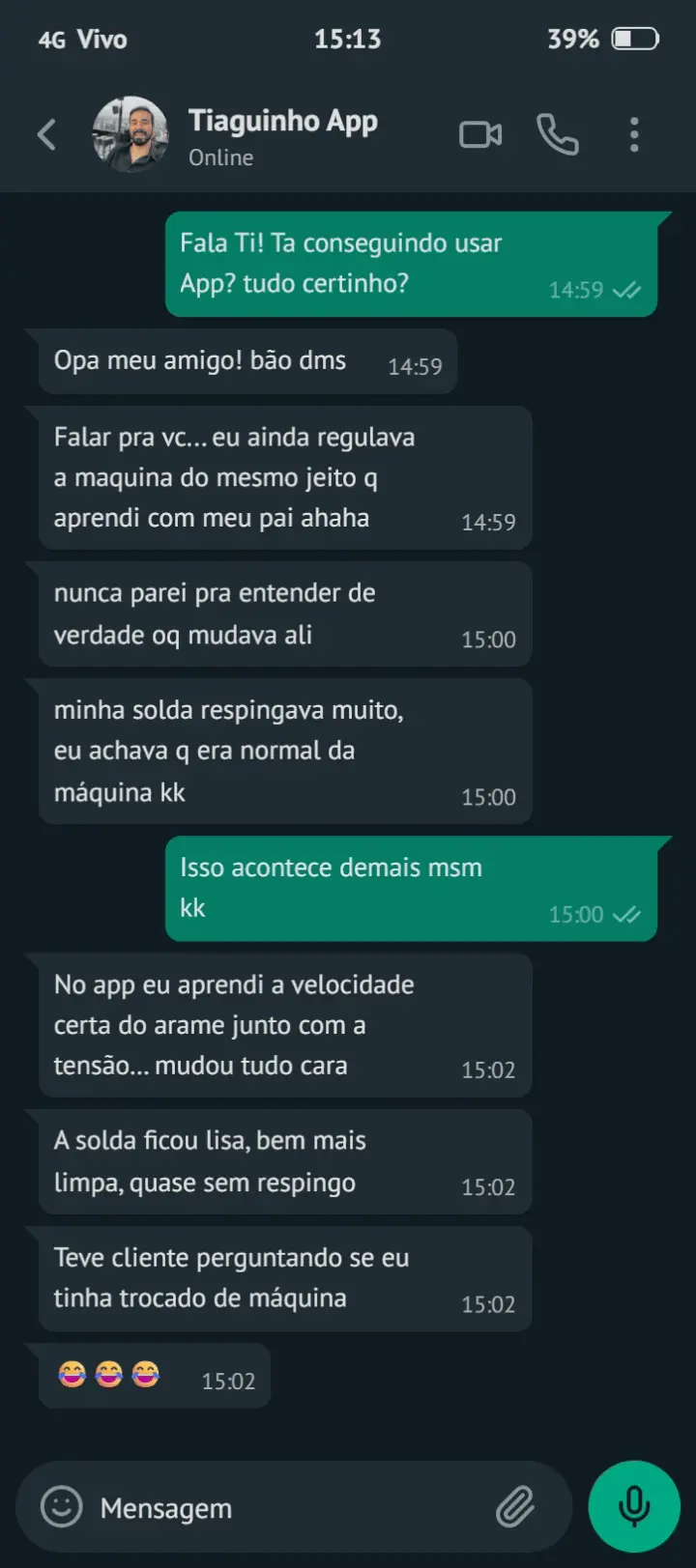 Depoimento de Tiago Mendonça